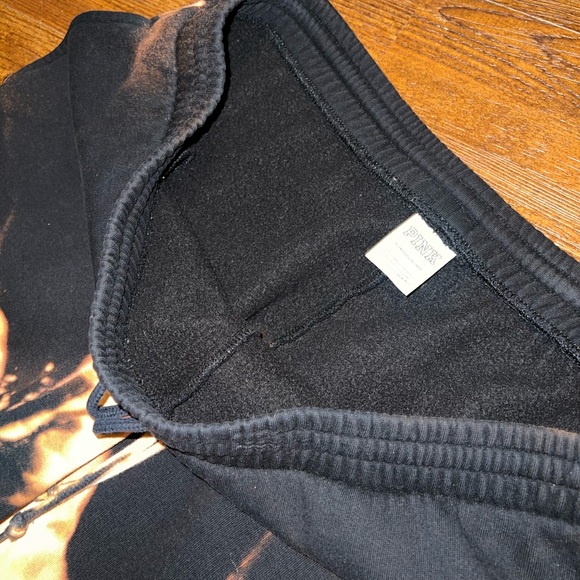 Victoria's Secret PINK Black Orange Custom Tie Dye Cozy Cuffed Joggers Size XL - Picture 9 of 10